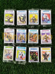 (10 Sachet) Kartu Kwartet Jumbo Model Sanrio / Naruto / Boboiboy / Free Fire / Ultraman