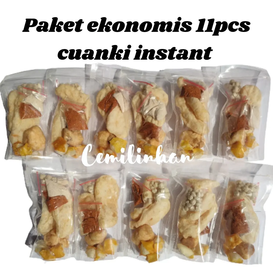PAKET EKONOMIS 11 BUNGKUS CUANKI INSTANT READY BINJAI MEDAN ACEH