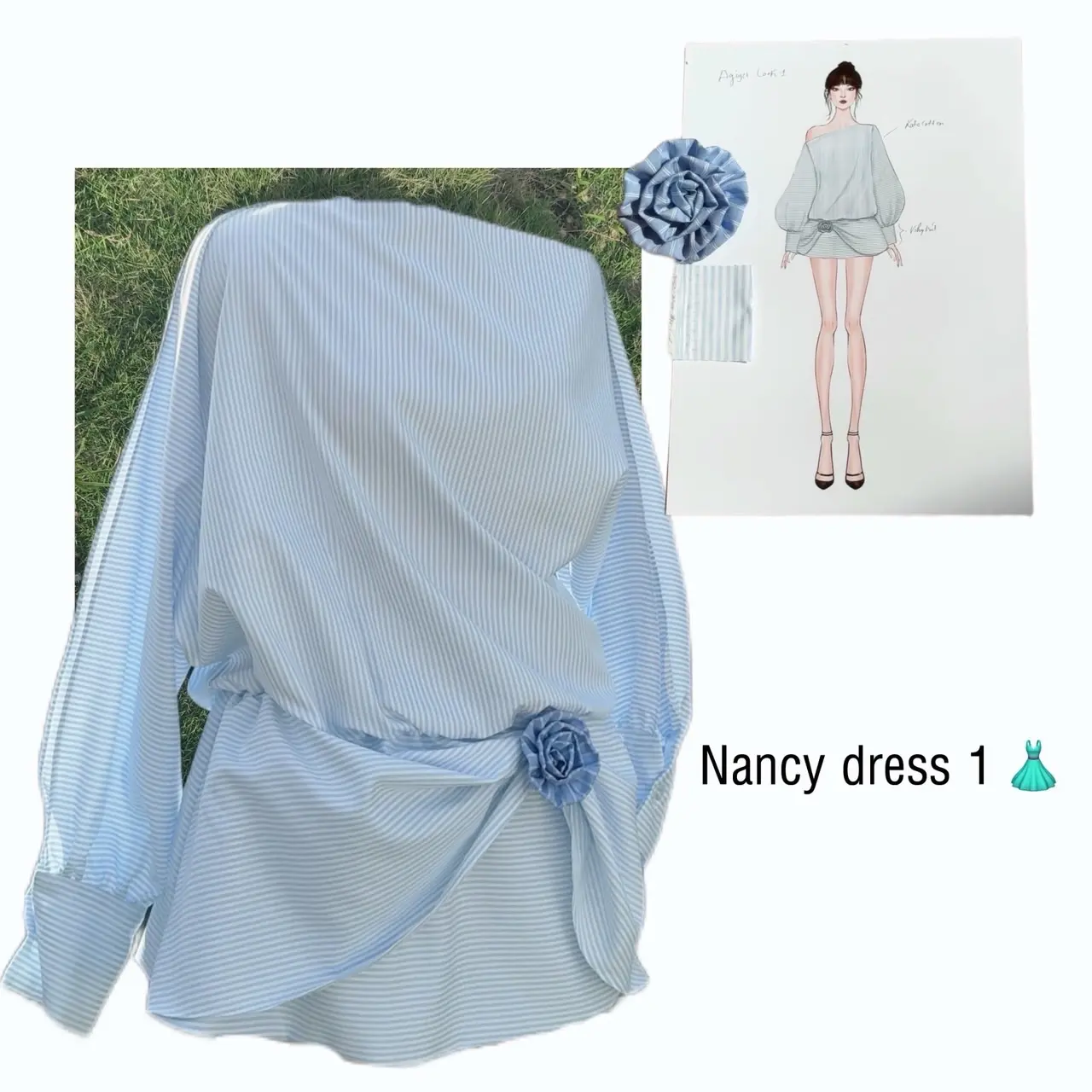 Váy tiểu thư trễ vai sang chảnh Nancy dress 1 thiết kế AGUJA Nữ Women