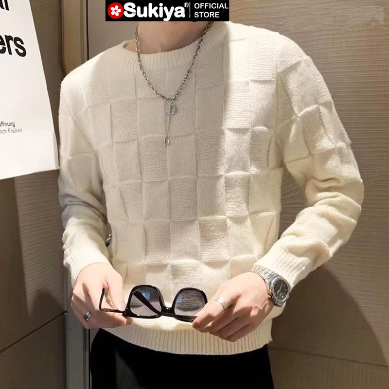 Áo Len Nam Cổ Tròn Dệt Đan Họa Tiết CODO Chất Dày Dặn Mềm Mại AL66