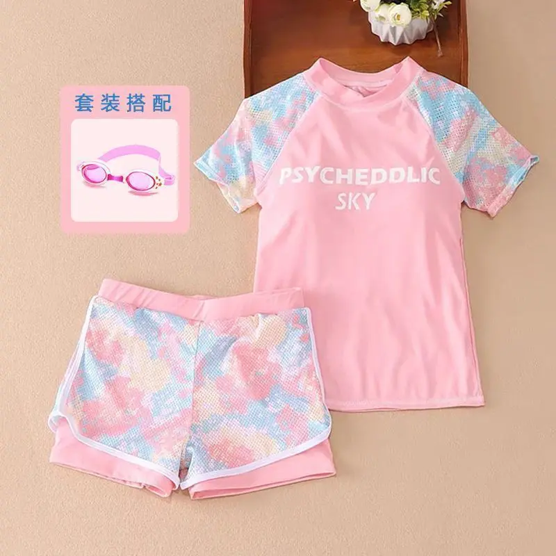 Đồ Bơi Chống Nắng Cho Trẻ Em, Bé Gái, Dành Cho Trẻ Em Trung Và Lớn, Bộ Đồ Tắm Mùa Hè Nóng Bỏng, Thiết Bị Bơi Lội, 2023 Hàng Mới Về, 2024 1