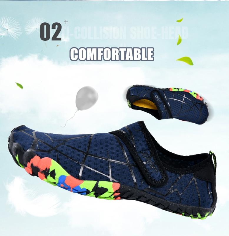 Product Introduction of Unisex Breathable Quick Dry Wading Shoes Women Summer Outdoor Swimming Beach Casual Sneakers Men Non-Slip Hiking Climbing Shoes 14