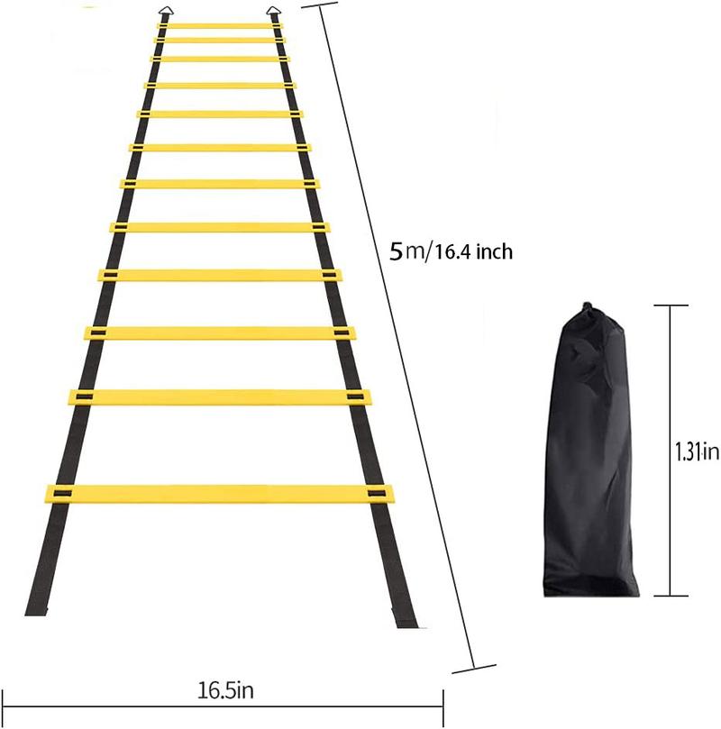 Product Introduction of Nylon Straps For Speed Training And Sports Flexibility Agility Football Training Energy Ladder Equipment 16