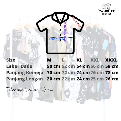 Kemeja Motif Rayon Pria Wanita Lengan Pendek Bahan Katun Rayon Premium Atasan Casual Distro Baju Surfing Pantai Cowok Santai Hem Dewasa Panjang standard z8 dapat dicuci dengan mesin wulu putih 8
