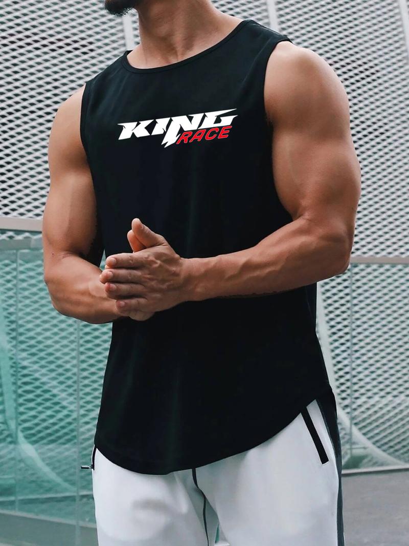 Product Introduction of Men's Gym Fitness Training Basketball Casual Stretch Sleeveless Sports Vest Comfortable Breathable Comfortable Vest 3