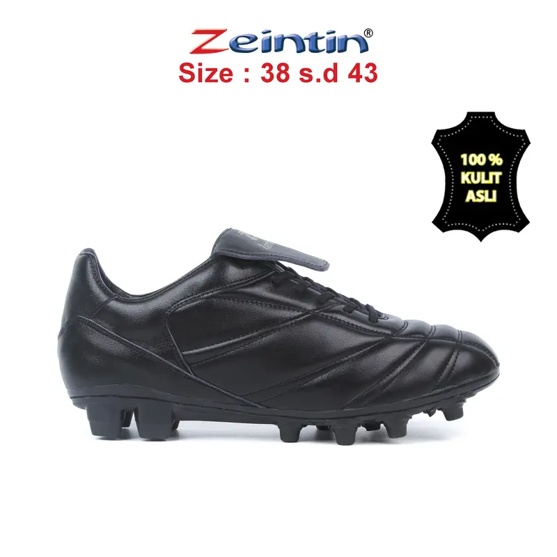 Zeintin- Sepatu Bola bahan KULIT Asli Nyaman Cepat Kering Uniseks football Boots 1