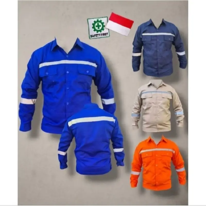 Kemeja Safety Lengan Panjang / Kemeja Kerja Wearpack / Wearpack Katelpak Scottlight 0
