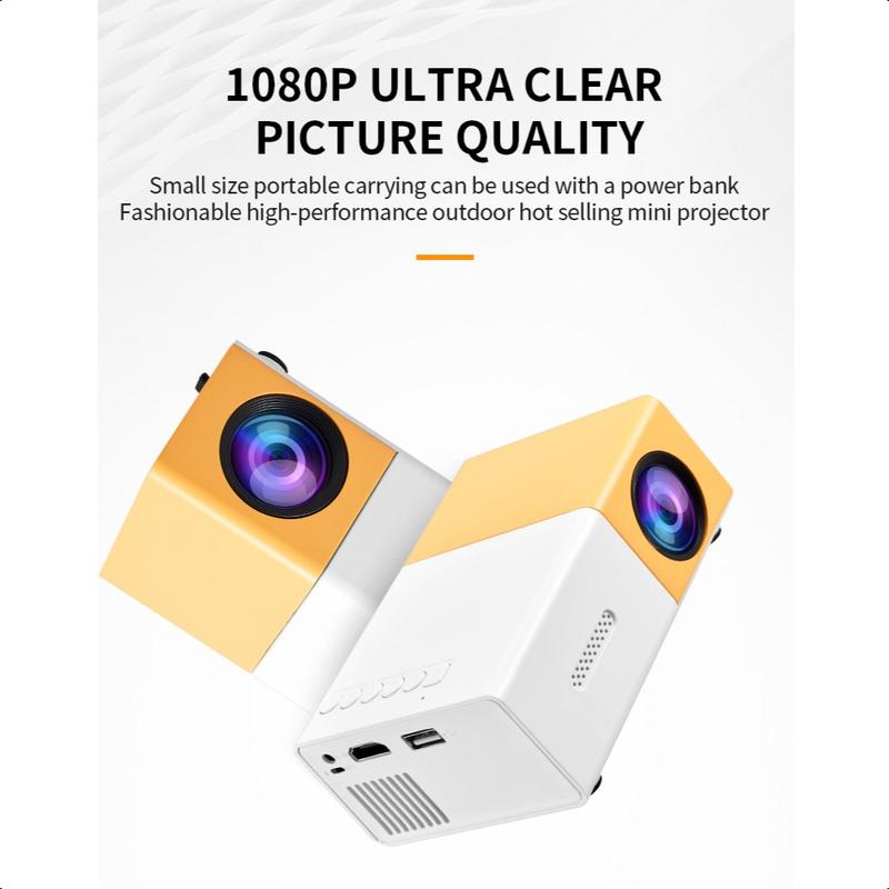 YG300 Máy chiếu mini, máy chiếu Full HD kết nối không dây qua Wifi - Máy chiếu đa phương tiện chất lượ Projector 2