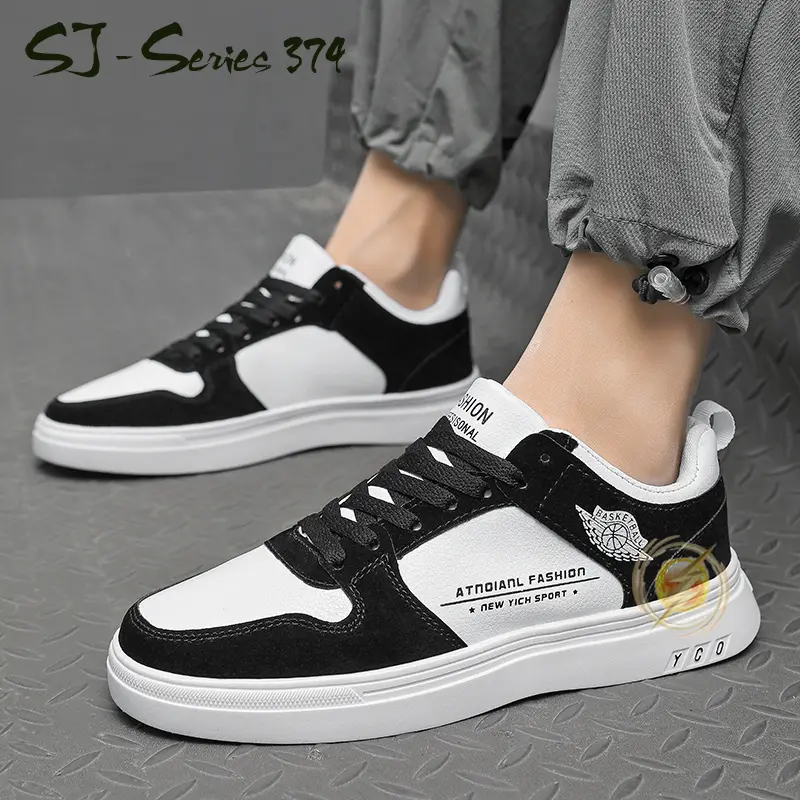 Sepatu Sneakers Pria Casual Cakep Buat Anak Kuliah dan Trendy Kualitas Premium - 374 4