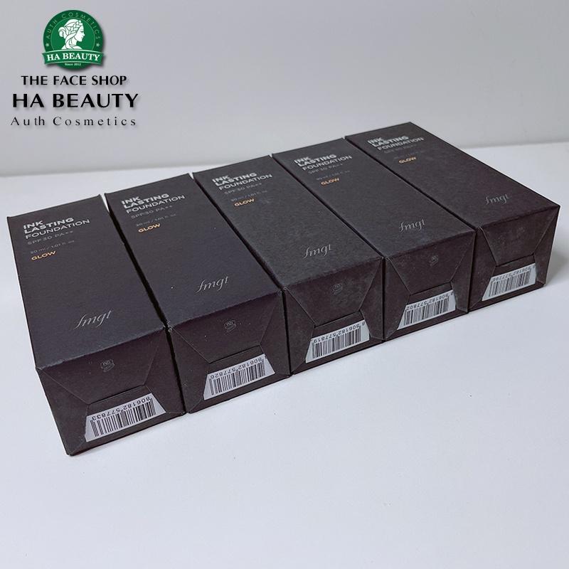 Kem nền The Face Shop Ink Lasting Foundation Glow SPF30 PA++ 30ml che khuyết điểm hiệu ứng căng bóng lâu trôi - Nữ, Women Trang Điểm Cosmetic Mỹ Phẩm 3