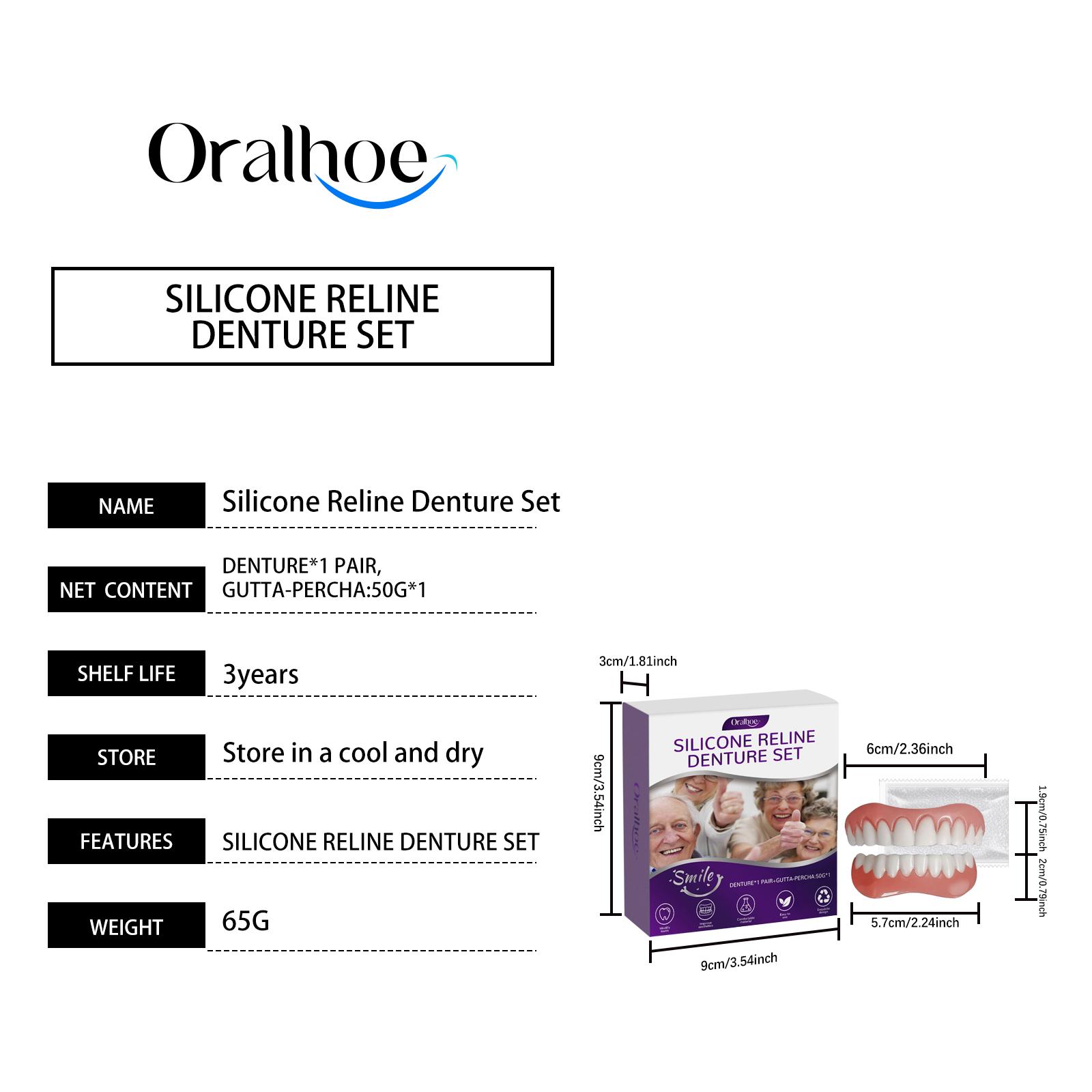 Penjualan panas Satu set yang menggabungkan kenyamanan dan kecocokan, dengan berani mengunyah makanan keras - Aksesori gigi Oralhoe, dibuat dengan bahan nyaman untuk meningkatkan estetika senyum, adalah alat kecantikan gigi yang nyaman untuk perawatan gig