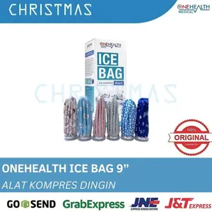 Onehealth ICE BAG 9 inch / Cold Bag / Alat kompres Dingin / Kantong Kompres - blue puppy