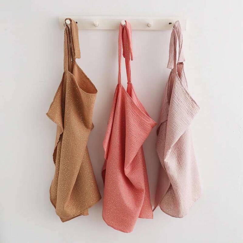 Product Introduction of New Cotton Mus Nursing Covers For Newborn Baby Swaddle Blankets Cute Outgoing Breastfeeding Shawl Towel Soft Sleeping Blanket 16