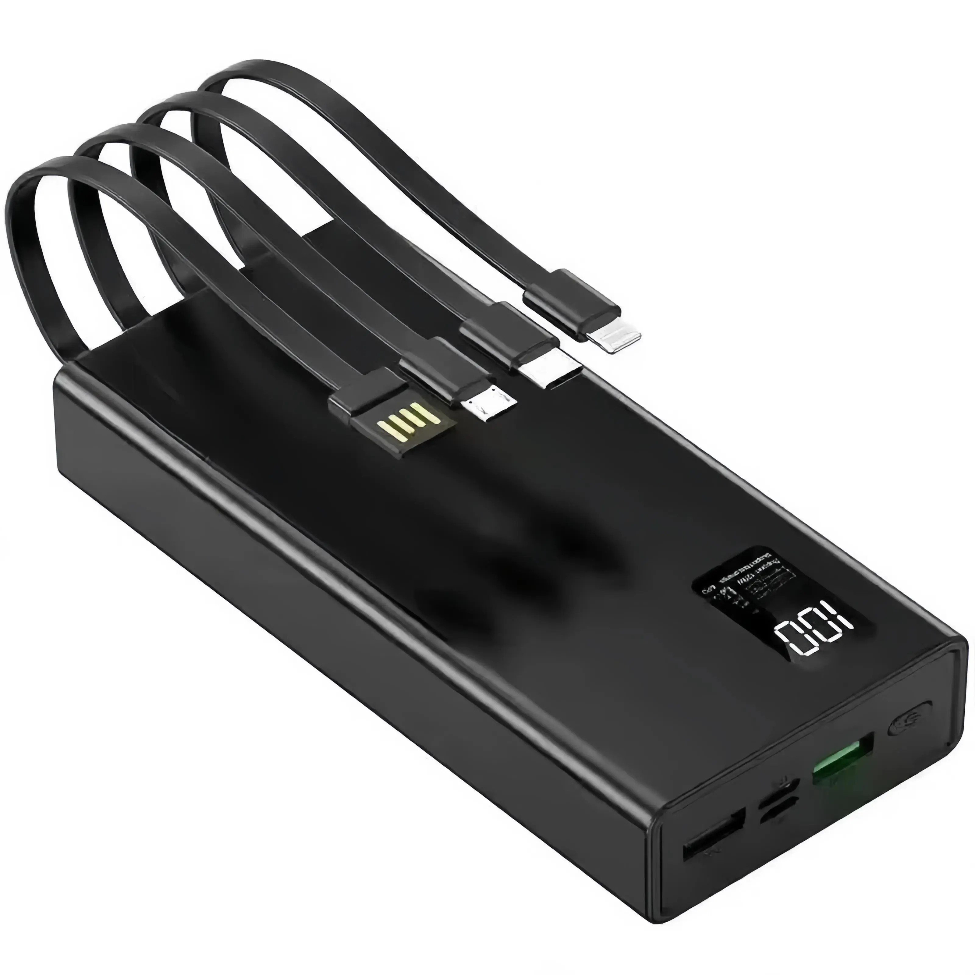 (04)(Sạc siêu nhanh)Pin dự phòng 20.000-30.000mAh, tích hợp 4 dây sạc, có màn hình hiển thị. Pin dự phòng dung lượng lớn 20.000mAh. Phù hợp với mọi loại điện thoại di động, USB. Cáp sạc Type-C. Pin dự phòng Phụ kiện điện thoại di động | BigBuy360 - bigbuy360.vn