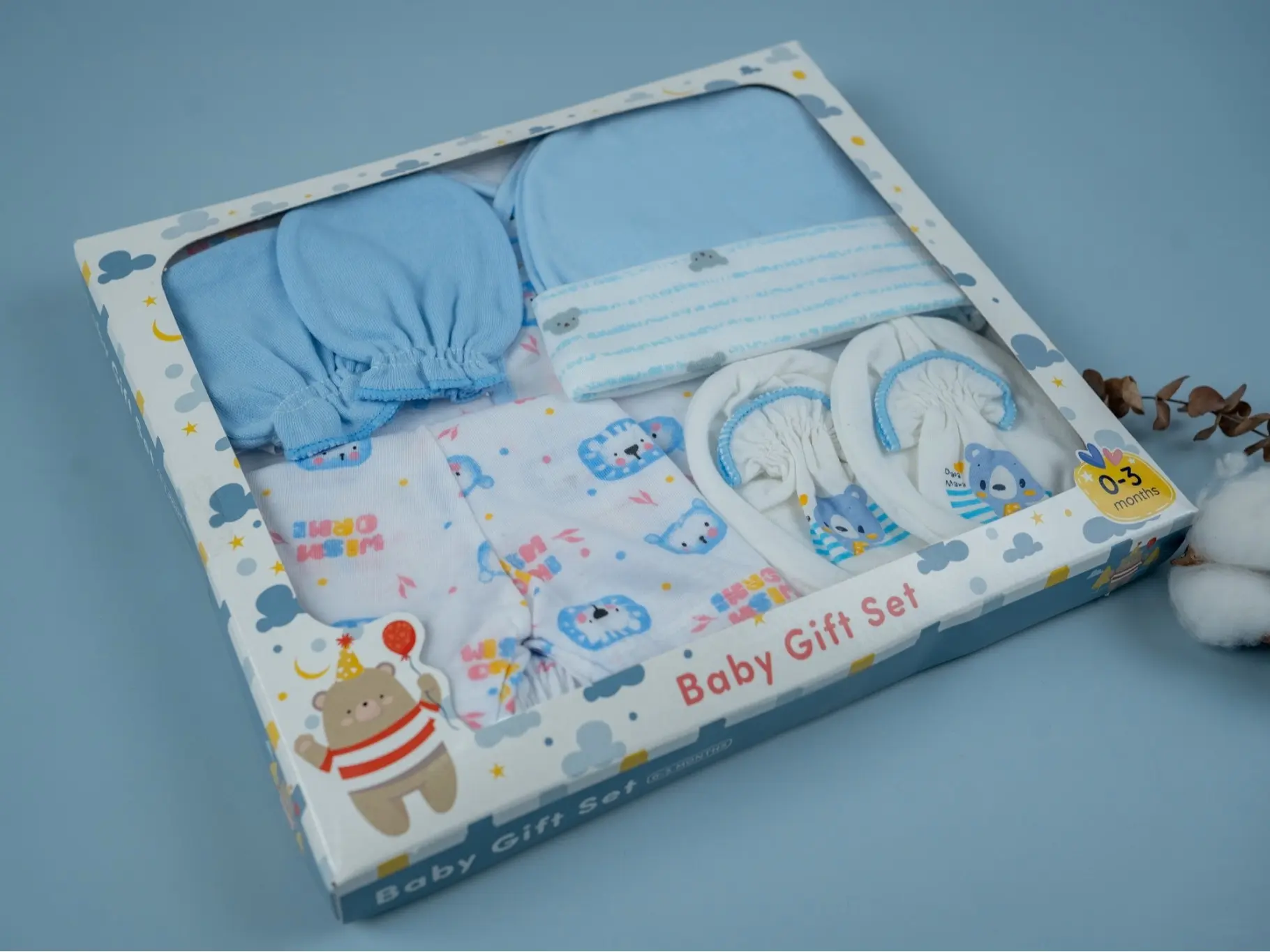Gift Set ของขวัญสุดพิเศษ สุดคุ้มเซ็ทเดียวได้ครบ เด็กแรกเกิด0-6เดือน กิ๊ฟเซ็ทเด็กอ่อน ชุดเสื้อผ้าเด็กอ่อน ของเตรียมคลอดคุณแม่