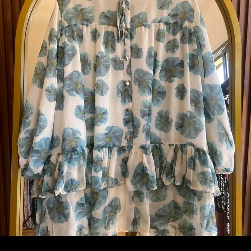 Floral Tunik Ceruty Poliester 4