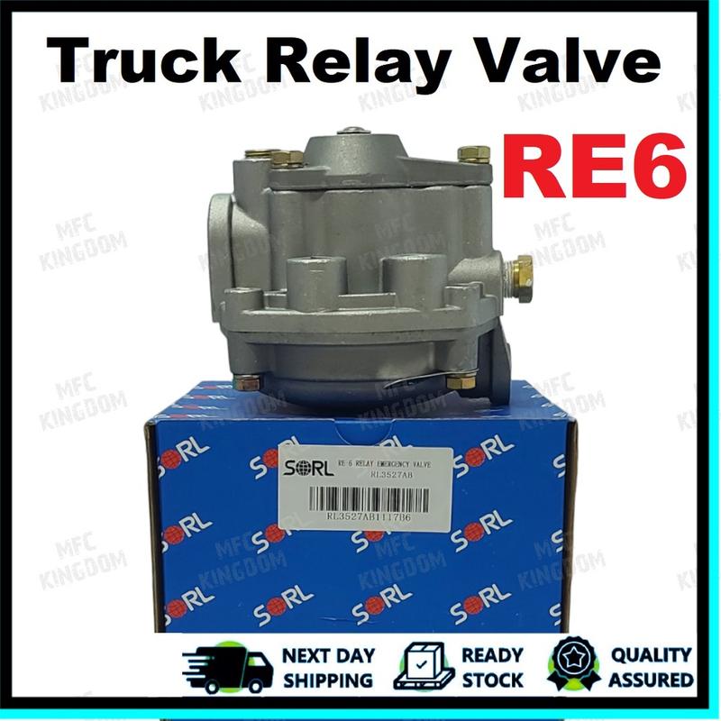RE6 / 281860,281865 / Relay Valve / Relay Emergency Valve / Hole ...
