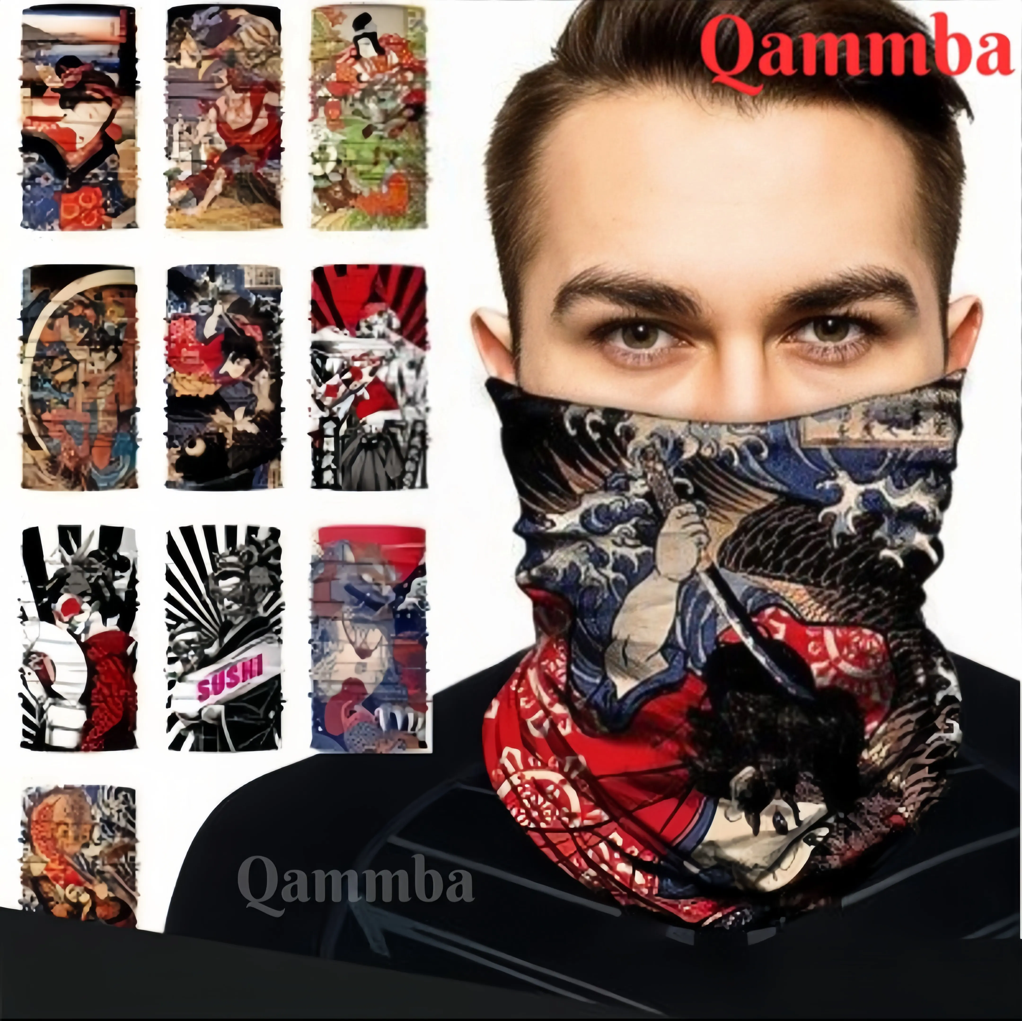 3 PCS Buff Bandana Multifungsi Mix Penutup Kepala Dan Wajah Serbaguna Masker Berkendara - Qammba