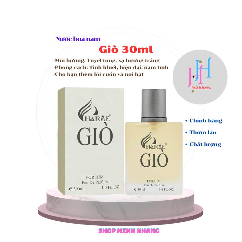 TANG MINI 3 ML CHARME GIÒ 30 ML ! NAM TÍNH MẠNH MẼ THANH LỊCH ! Cuốn hút Perfume Cosmetic Xịt Thơm  Mỹ Phẩm