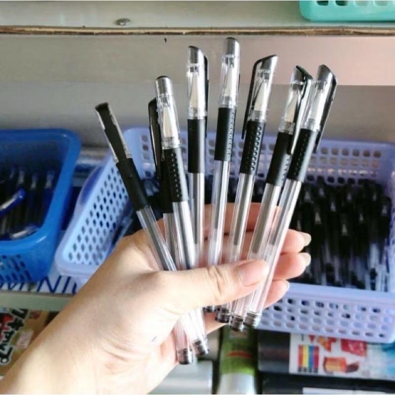 [ HÀNG 1K] BÚT BI MỰC NƯỚC VIẾT ÊM TAY, KHÔNG LEM MỰC, GIÁ RẺ - 2 màu xanh , đen giao ngẫu nhiên 3