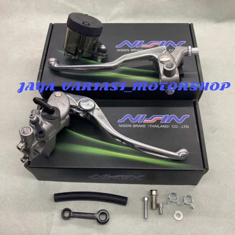HANDLE MASTER REM NISZIN KAWASAKI Z1000 ZX1000 1SET KOPLING REM + TABUNG BIG SMOKE UNIVERSAL PNP VARIO/ MIO/ SATRIA FU/ SONIC/ RX KING/ TIGER/ F1ZR/ GTR/ KLX/ BEAT/ FINO/ VIXION/ R15 V2 V3/ NINJA R RR SS 150 250/ SPACY/ SCOOPY/ GENIO/ CRF 1