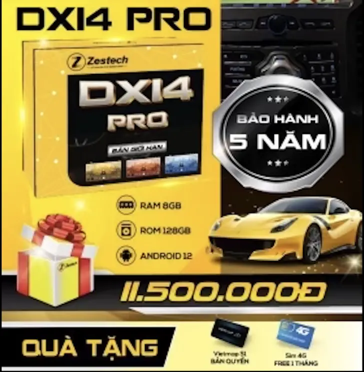 Android Box Zestech DX14 Pro cho ô tô