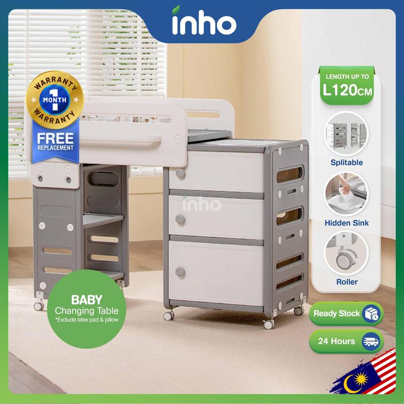 INHO 0-3 Year Newborn Baby Diapers Changing Table Multifunctional ...
