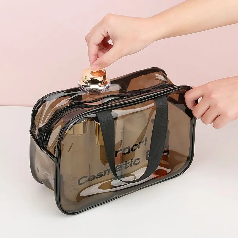 [96% Positive Feedback Rate] Cosmetic Bag Large Capacity Portable Waterproof Buggy Bag Cosmetic Storage Bag Travel Workout Swimming Wash Handbag