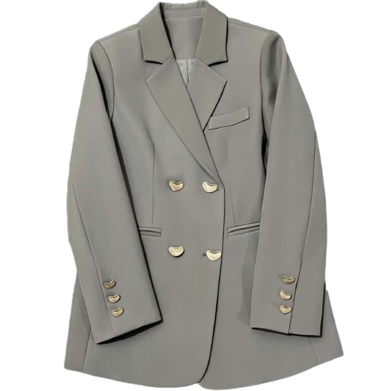 Product Introduction of Áo khoác blazer áo khoác vest nữ 2 lớp có đệm cầu vai rất đẹp khuy nút cao cấp Voi Women Top 7