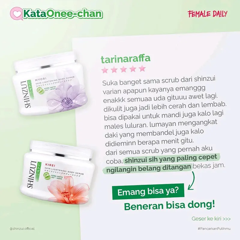 Body Scrub Shinzui 200gr (Besar) 7