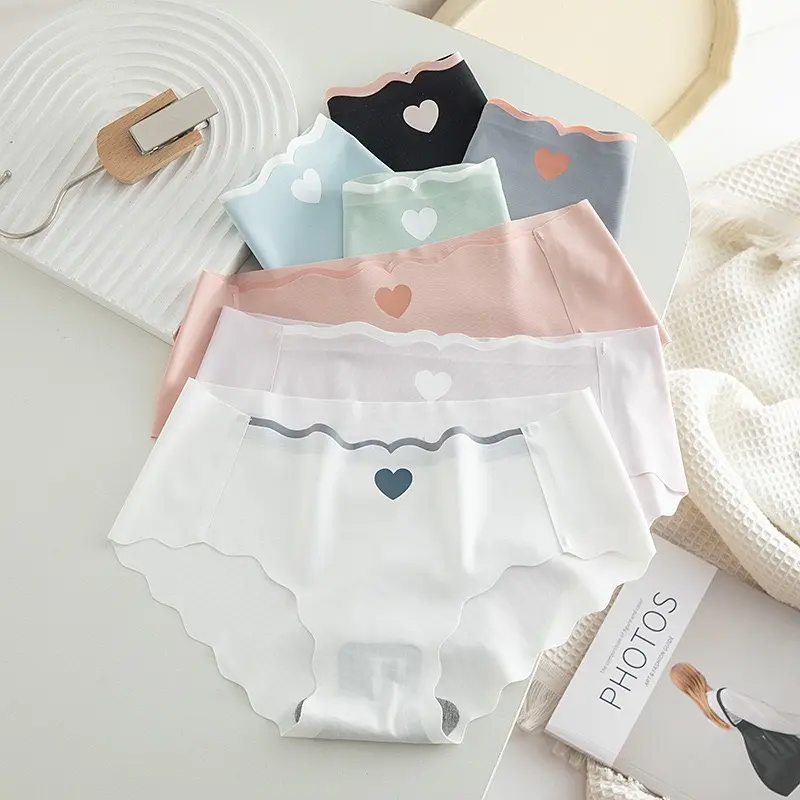 Set 10 Quần lót nữ viền tim xinh Q.L66 Nữ Women
