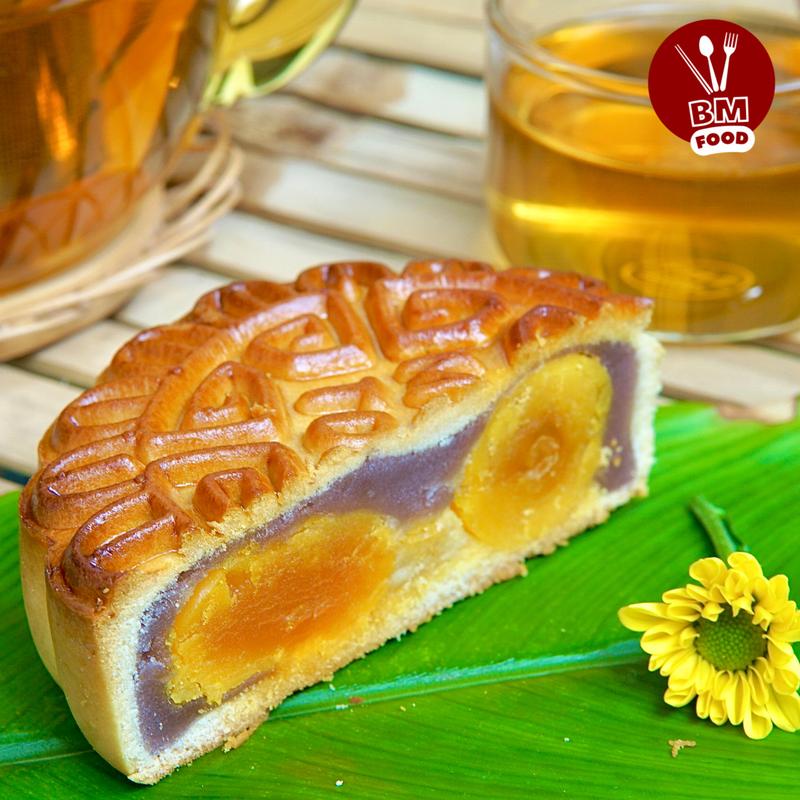 Bánh Trung Thu Nhân Khoai Môn 200gr 2 Trứng - Tân Dân Lợi Cake Food 2