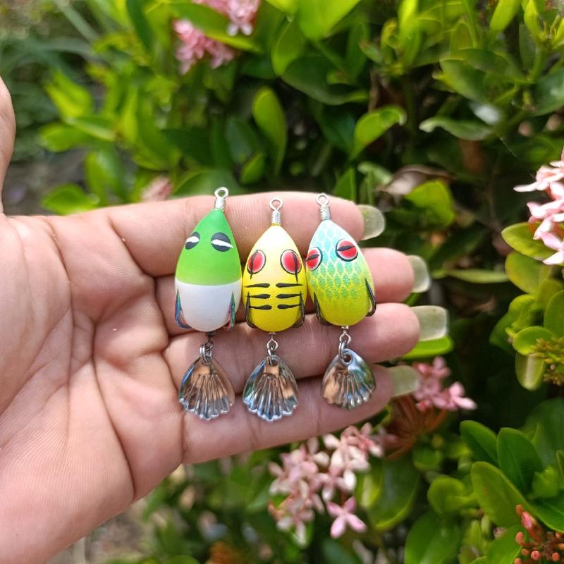 combo 3 con nhái hơi f35 VT1 lHS 9gam 7.5 gam 6.5 gam thìa sò chì đúc nguyên khối