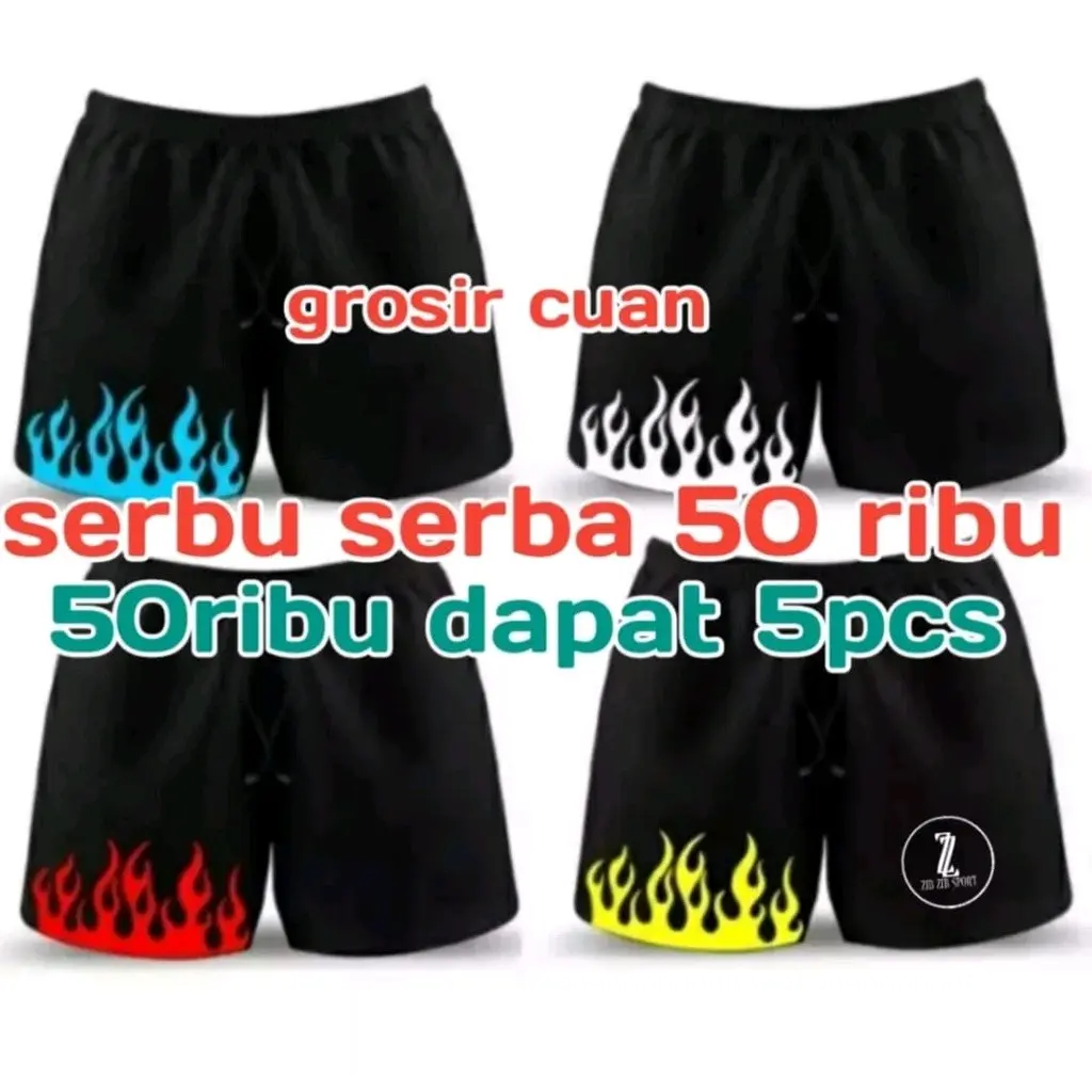 celana kolor pria wanita 50 ribu dapat 5 pcs