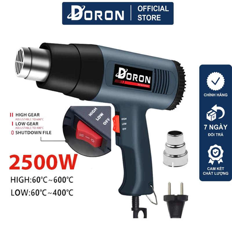 Máy khò nóng co màng DORON 2500W đa năng bọc giỏ quà, dán decal, đóng seal
