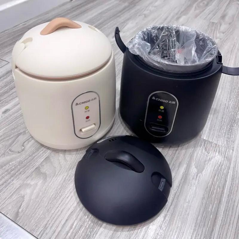 Nồi Cơm Mini Chᶖgo 0.8L - Nấu Cơm Cháo Hấp - Dùng Cho 1-2 Người Ăn