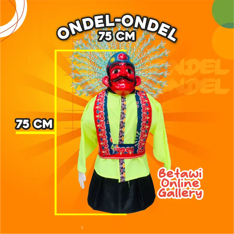 Ondel Ondel 75 Cm ( Ondel Ondel Mainan Anak ) Cewe Perempuan 1