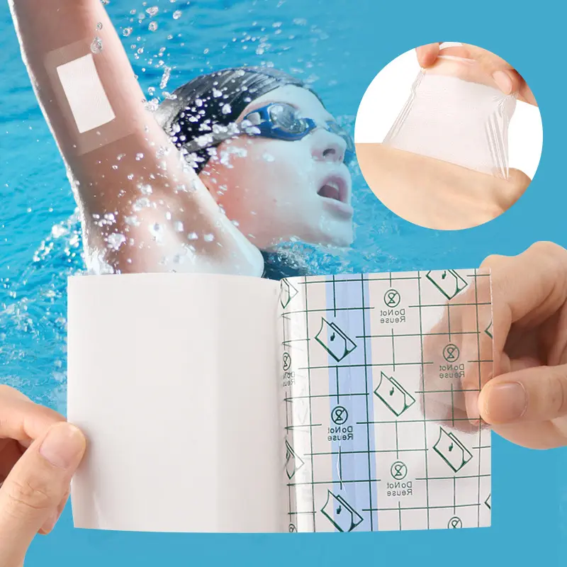 Băng Dính Keo, 10 Cái, Trong Suốt, Pu Chống Dị Ứng, Thuốc, Băng Dính Cố Định Vết Thương, Thạch Cao, Không Thấm Nước 1
