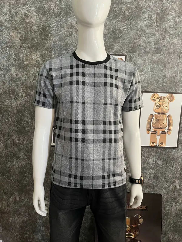 Áo thun tròn nam nữ bb.r tay ngắn vải umi form chuẩn chất vải dày dặn mẫu mới nhất Hót Trend Menswear Nhung Cổ Tròn 2