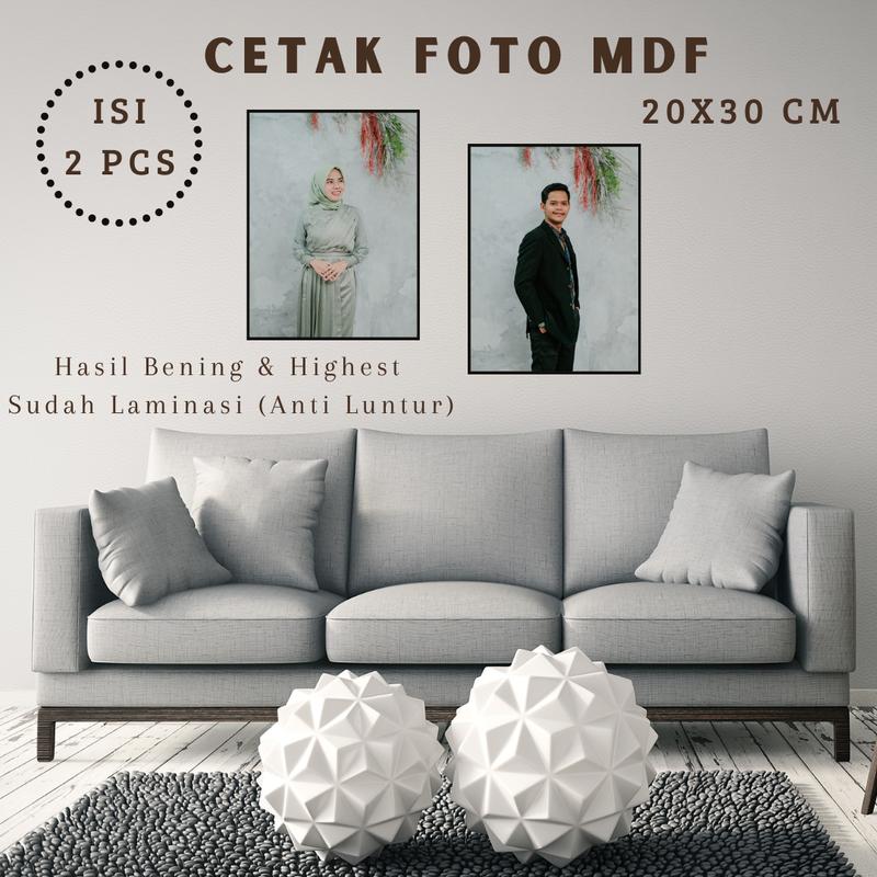 CETAK FOTO PLUS BINGKAI 10R 20x30 paket isi 2 - Shop | Tokopedia