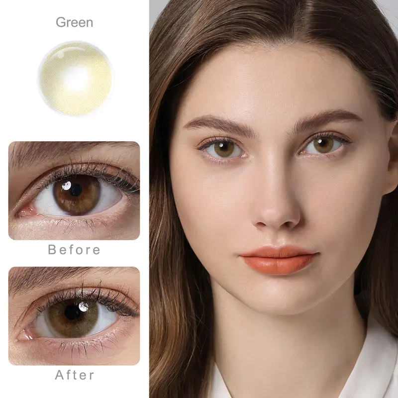 (COD)MAGISTER 1 Pasang Lensa Kontak Warna Diameter 14MM Softlens  Mata  Korea Color Contact Lens Eye Wajah 2
