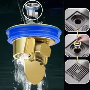 Katup Penutup Saluran Pembuangan Lantai Wastafel Kamar Mandi 【Periksa Ukuran Sebelum Memesan】 Inti Saluran Pembuangan Wastafel Dapur Anti-serangga Dan Anti-bau