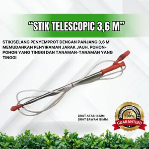 STIK TELESCOPIC 3,6M (stik sprayer elektrik panjang 360 cm)