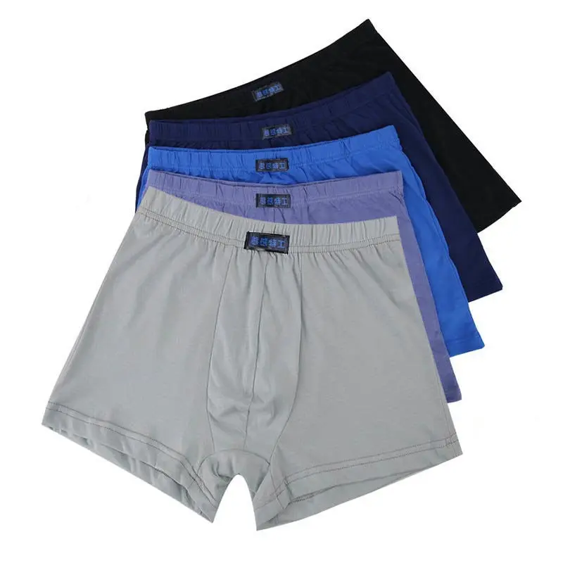 Quần Lót Boxer Nam Quần Đùi Cotton Cho Người Già Quần Cạp Cotton Cho Người Trung Niên Và Tuổi Quần Lót Thoáng Khí Dáng Rộng Thoáng Khí Đầu Quần Lót Bền Và Đáng Tin Cậy