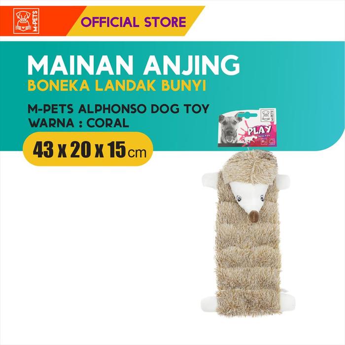 Gambar M-Pets Alphonso Dog Toy / Boneka Landak Mainan Anjing Bunyi dari M-Pets Volk Pets Indonesia Kota Tangerang Tokopedia