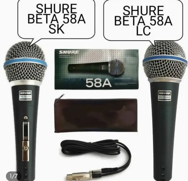 Mic Kabel Shure Beta 58A Microphone Karaoke Murah | Mikrofon Kabel Shure Beta 58A 0