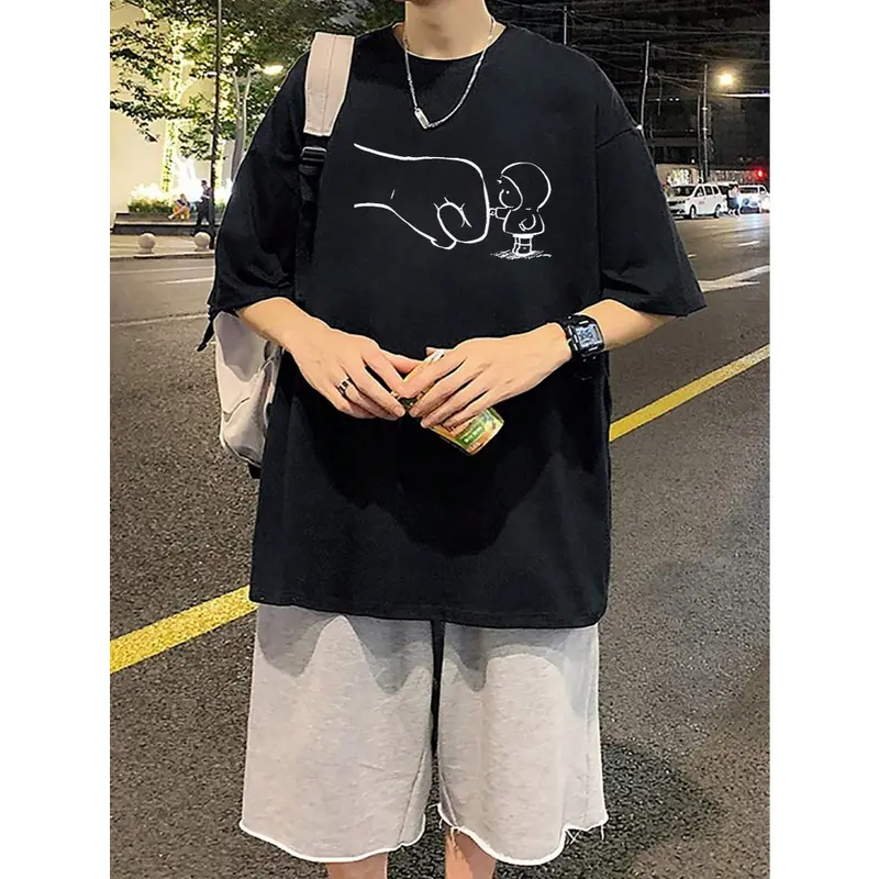 Áo thun tay lỡ bé gái Say hi unisex form rộng áo đẹp 2