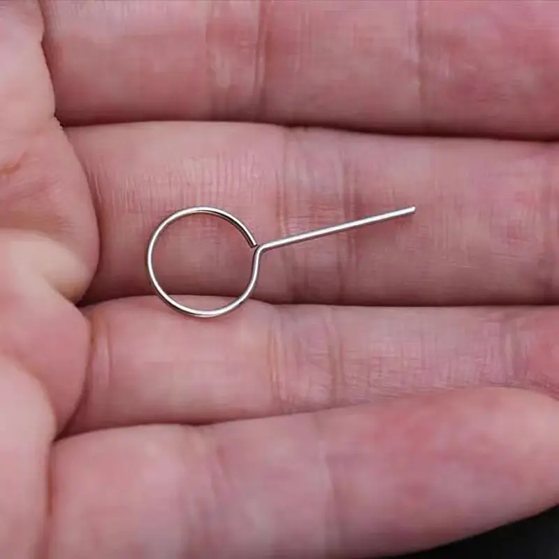 Dụng Cụ Tháo Thẻ SIM, 20 Cái, Chống Thất Lạc, Tương Thích Rộng, Hình Tròn, Thích Hợp Cho Điện Thoại Di Động Và Máy Tính Bảng, Có Ghim Thẻ SIM 1