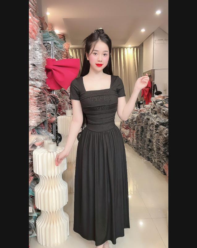 (V61) Đầm mindi thiết kế form xoè vải mềm co dãn mặc mát đi tiệc đi chơi đều đẹp váy xinh sang chảnh váy xinh sang chảnh đầm đi tiệc đi làm đi chơi đều đẹp by Thương Lê V61