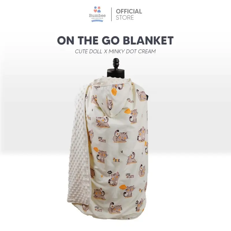 [ BUY 1 GET 1 ] Bumbee Collection  - Selimut Bayi On The Go Blanket FREE Box Packaging Exclusive Ready stock 8